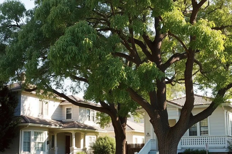 Older homes with shade trees in Old Town Tustin
